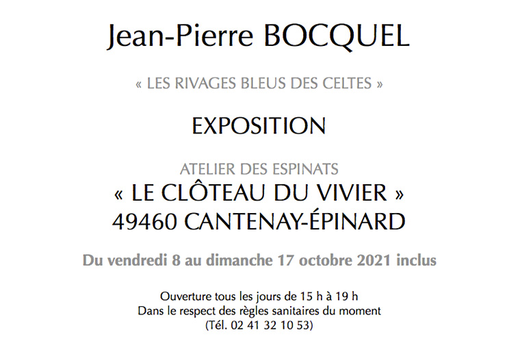 Jean-Pierre BOCQUEL - Exposition 2021